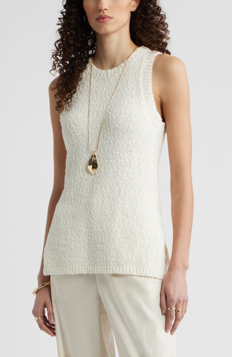 Textured Sweater Tank