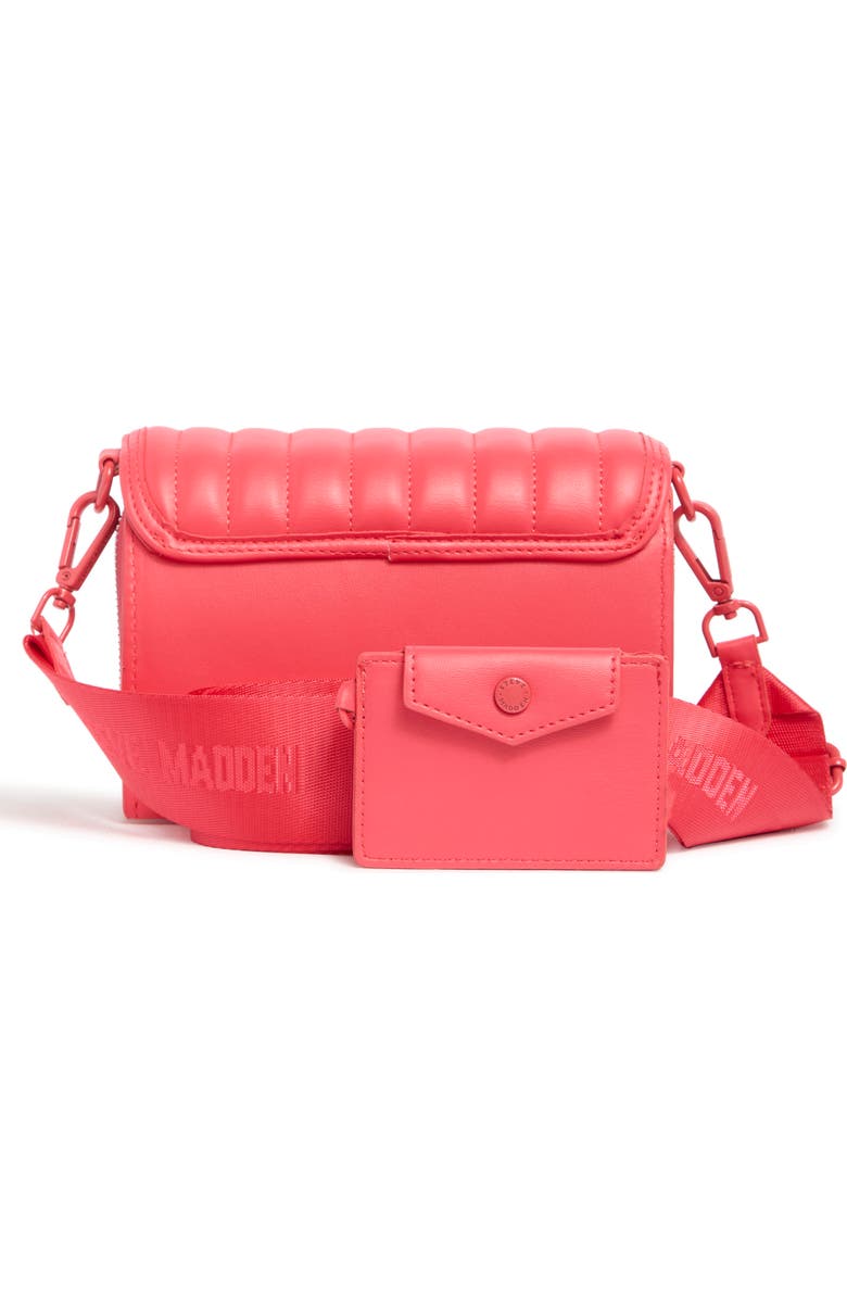 Steve Madden Siena Buckle Crossbody Bag, Alternate, color, Radient Berry