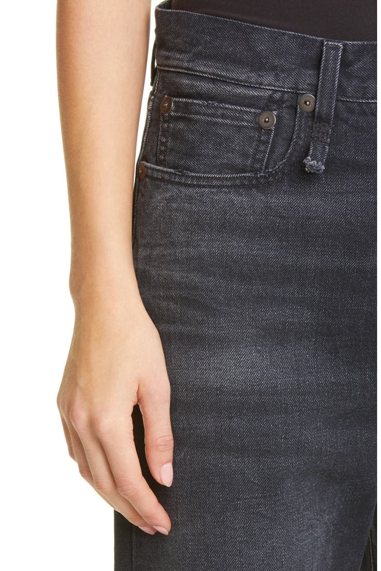 Distressed Boyfriend Jeans, Alternate, color, JAKE BLACK