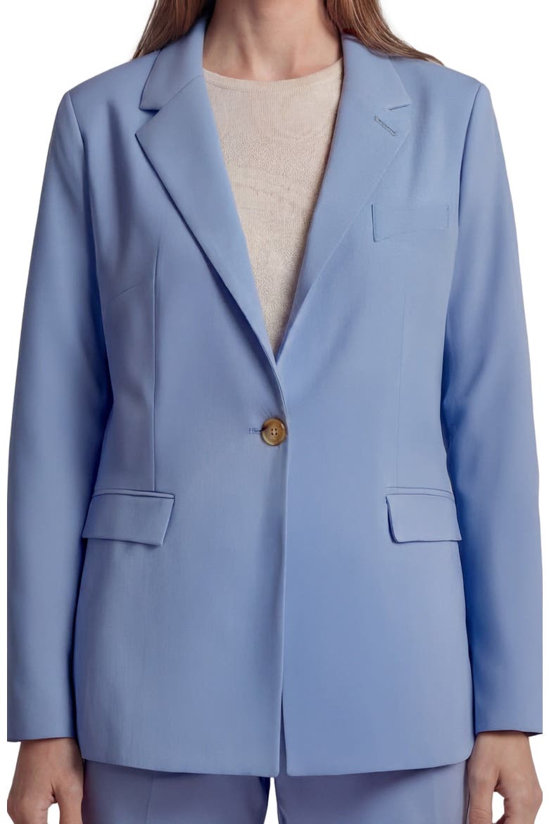 Womens Tailored Blazer, Alternate, color, BLUE