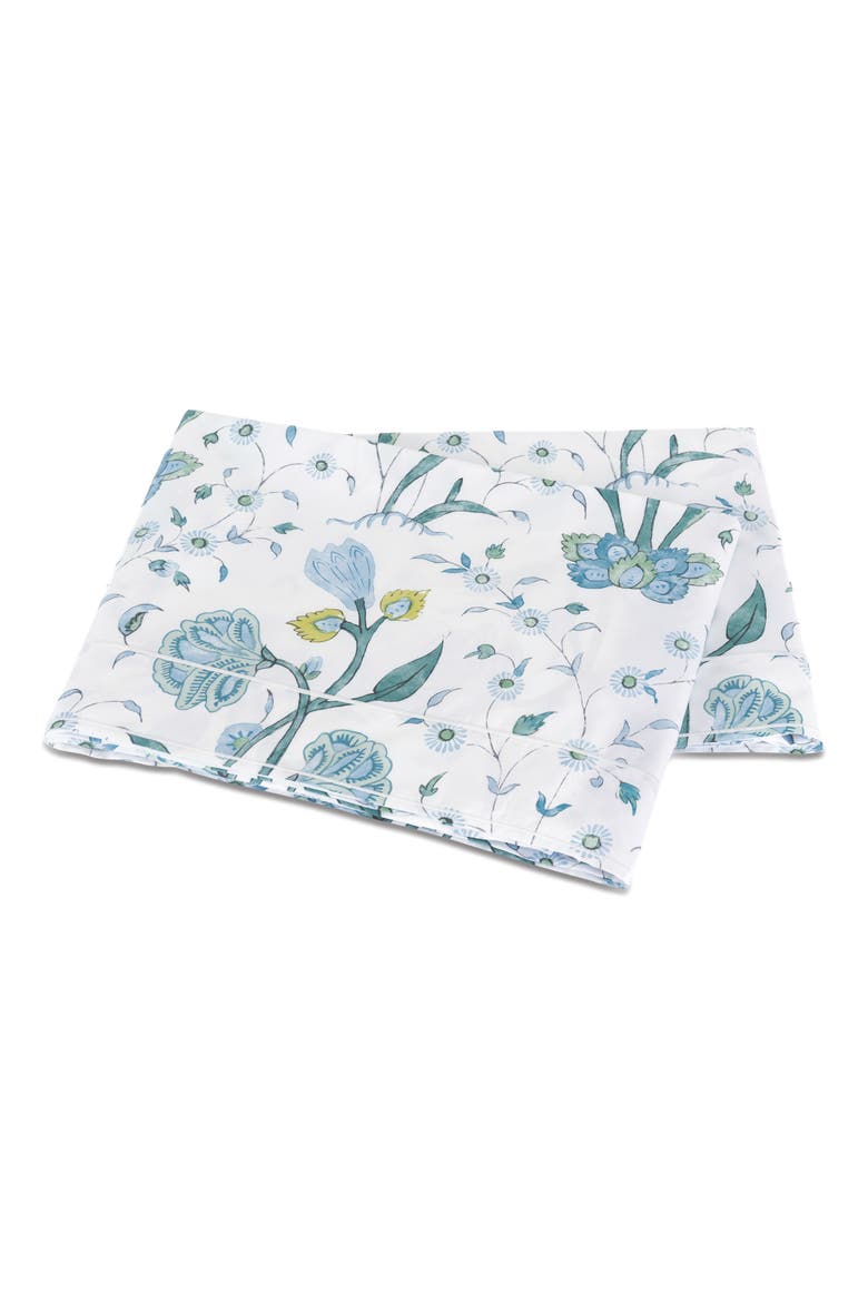 Khilana 500 Thread Count Flat Sheet, Main, color, BLUE