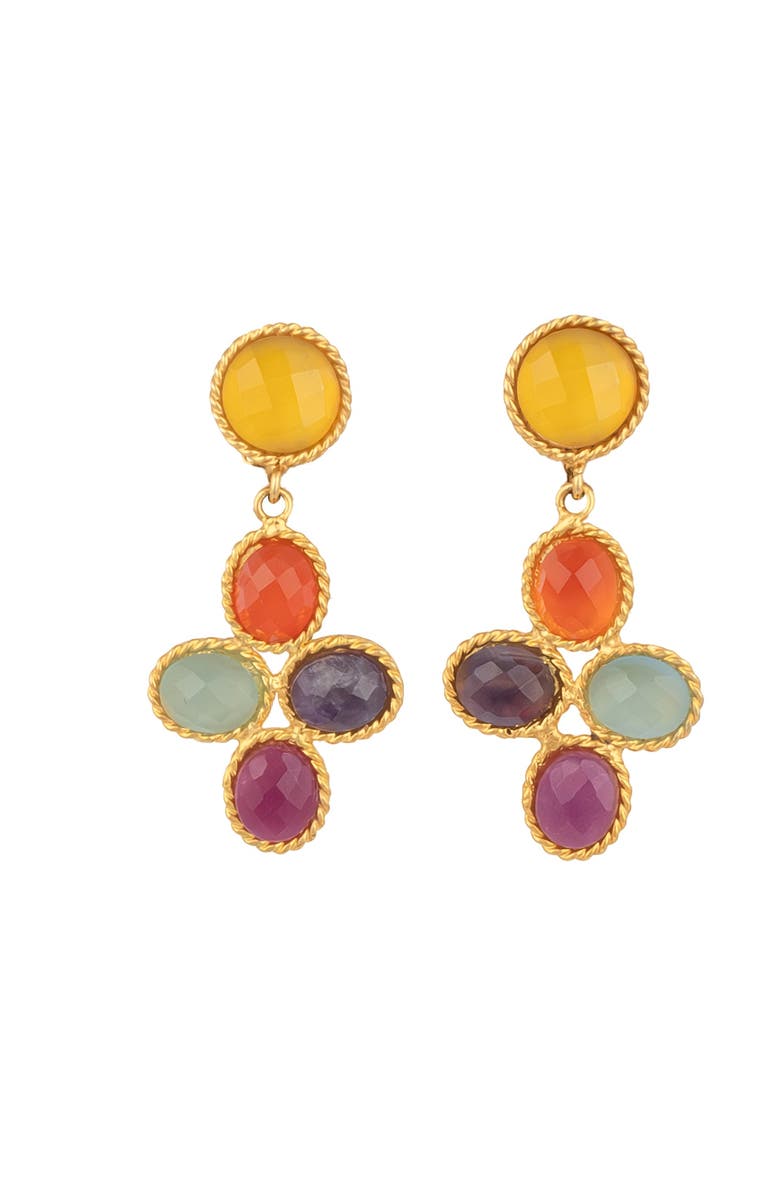 SYLVIA TOLEDANO Bloom Earrings, Main, color, Multi
