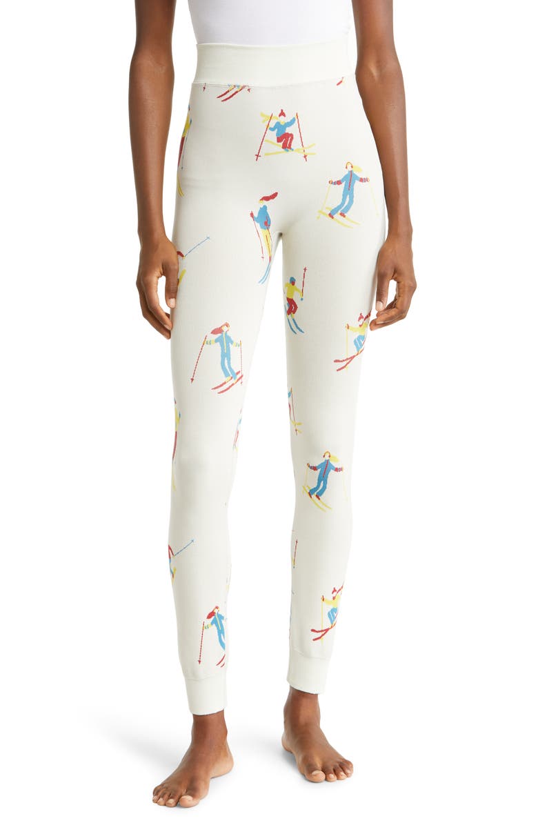 Sweaty Betty Ski Jacquard Base Layer Leggings, Main, color, 