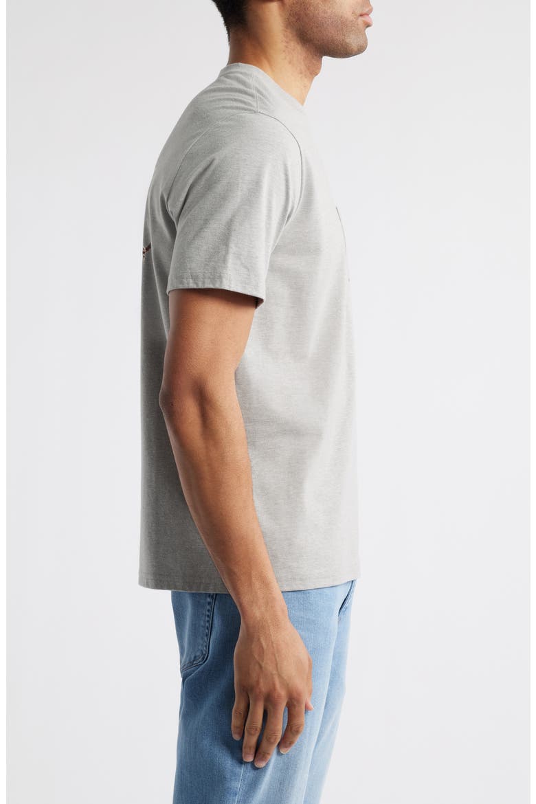 Fetchin' Waves Graphic Pocket T-Shirt, Alternate, color, GREY HEATHER