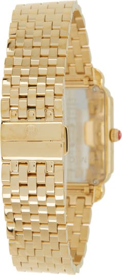 Deco II Two Hand Diamond Bracelet Watch - 0.11ct.