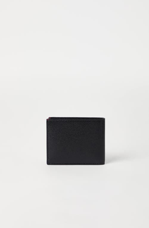 Brunello Cucinelli Capretta Wallet In Black