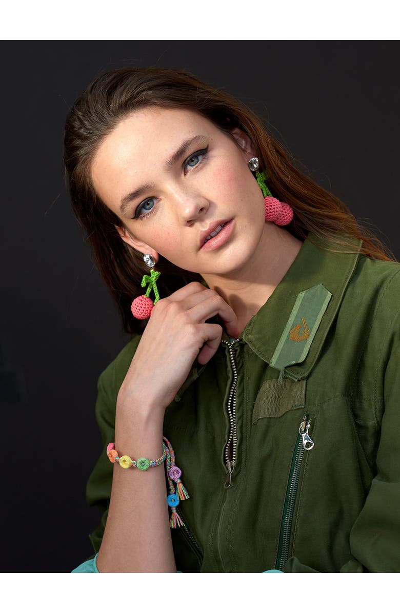 Venessa Arizaga Rainbow Loops Bracelet, Alternate, color, Rainbow