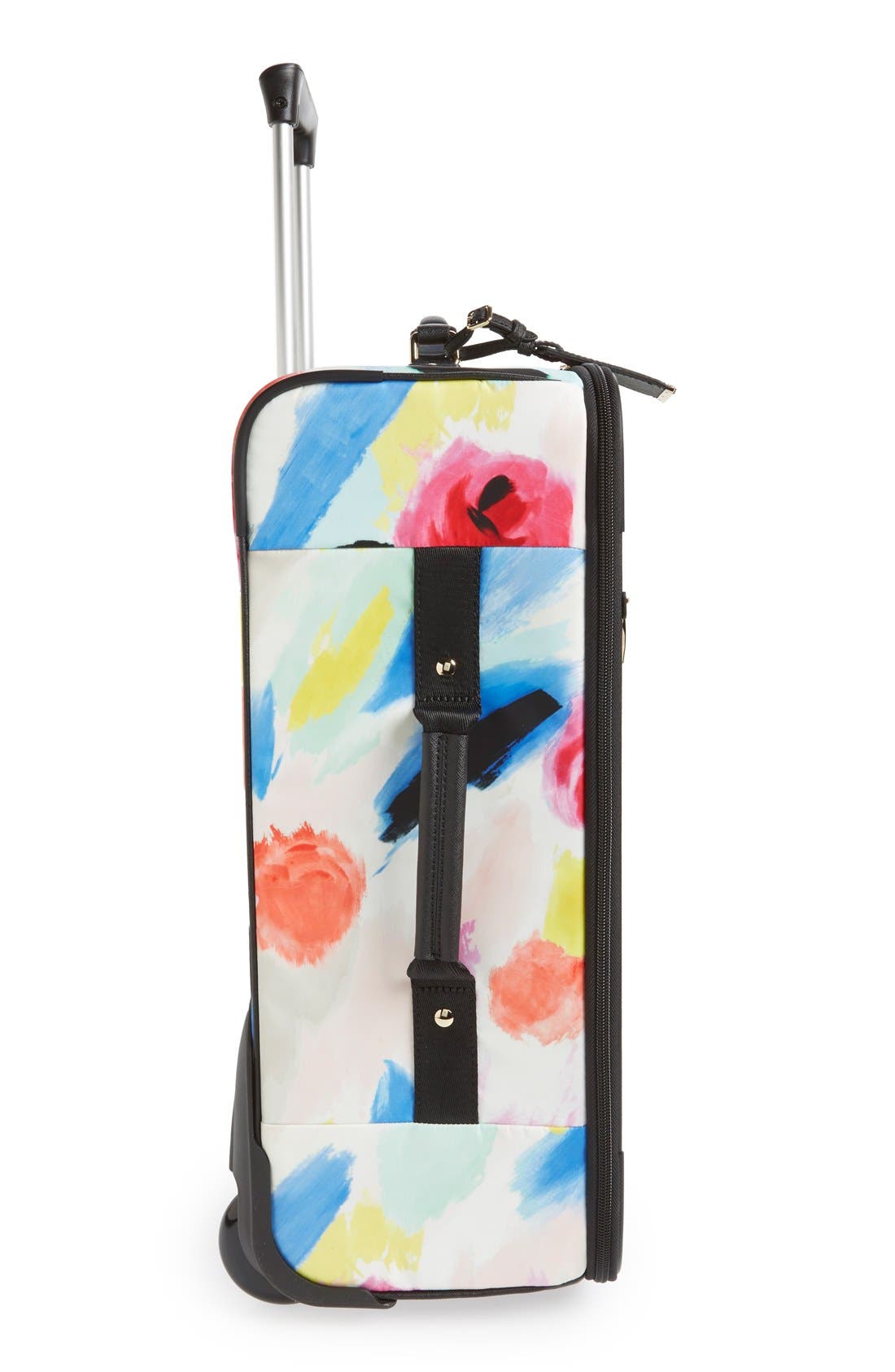 Kate Spade New York 'classic' nylon international two-wheel carry-on suitcase, Alternate, color, 