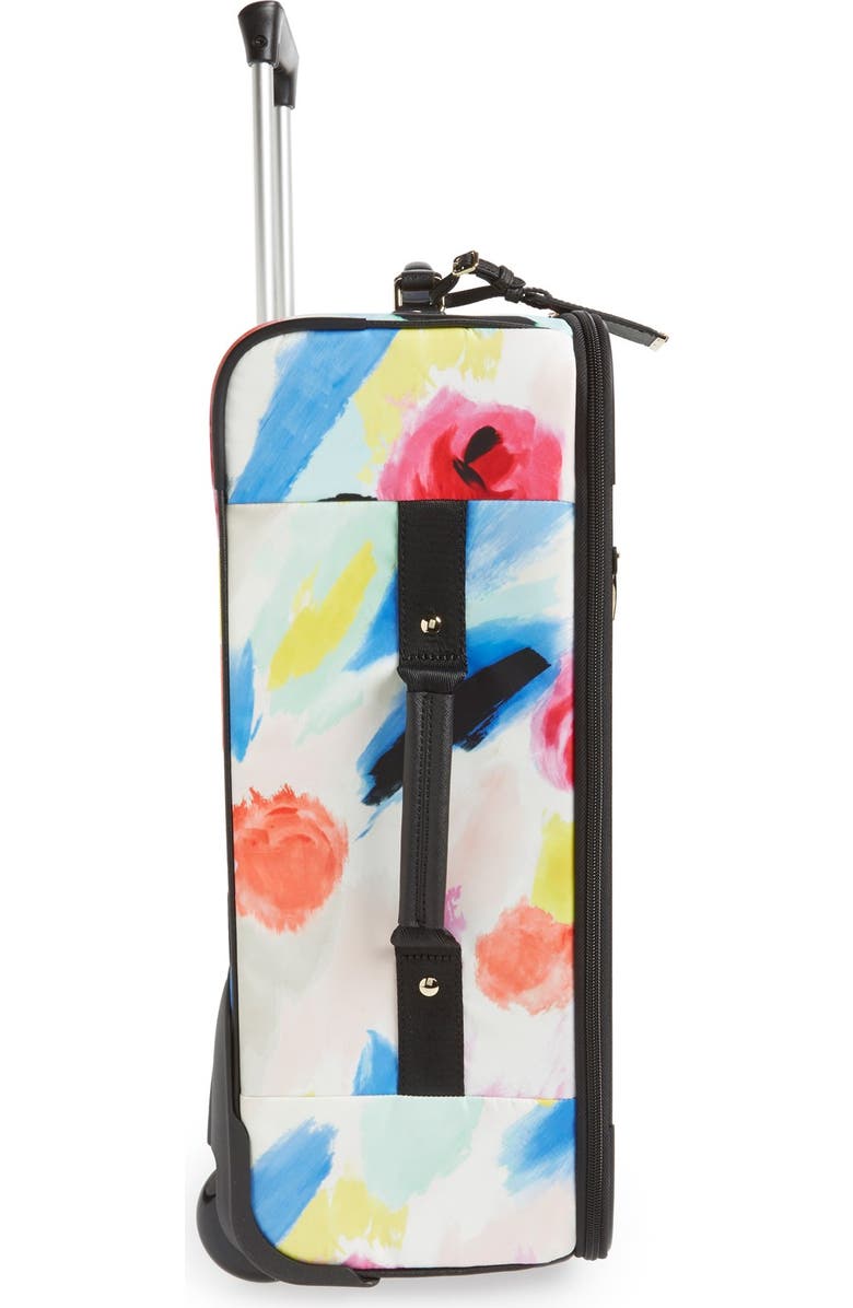 Kate Spade New York 'classic' nylon international two-wheel carry-on suitcase, Alternate, color,