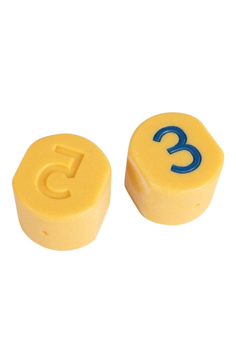 Yellow Door Number Stamping Stones - 10 pieces, Alternate, color, Multicolored