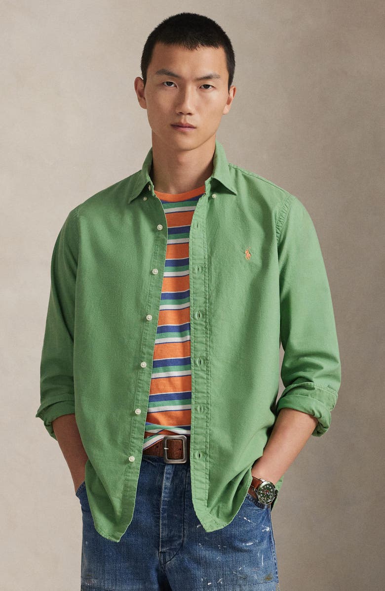 Polo Ralph Lauren Classic Oxford Button-Down Shirt, Alternate, color, 