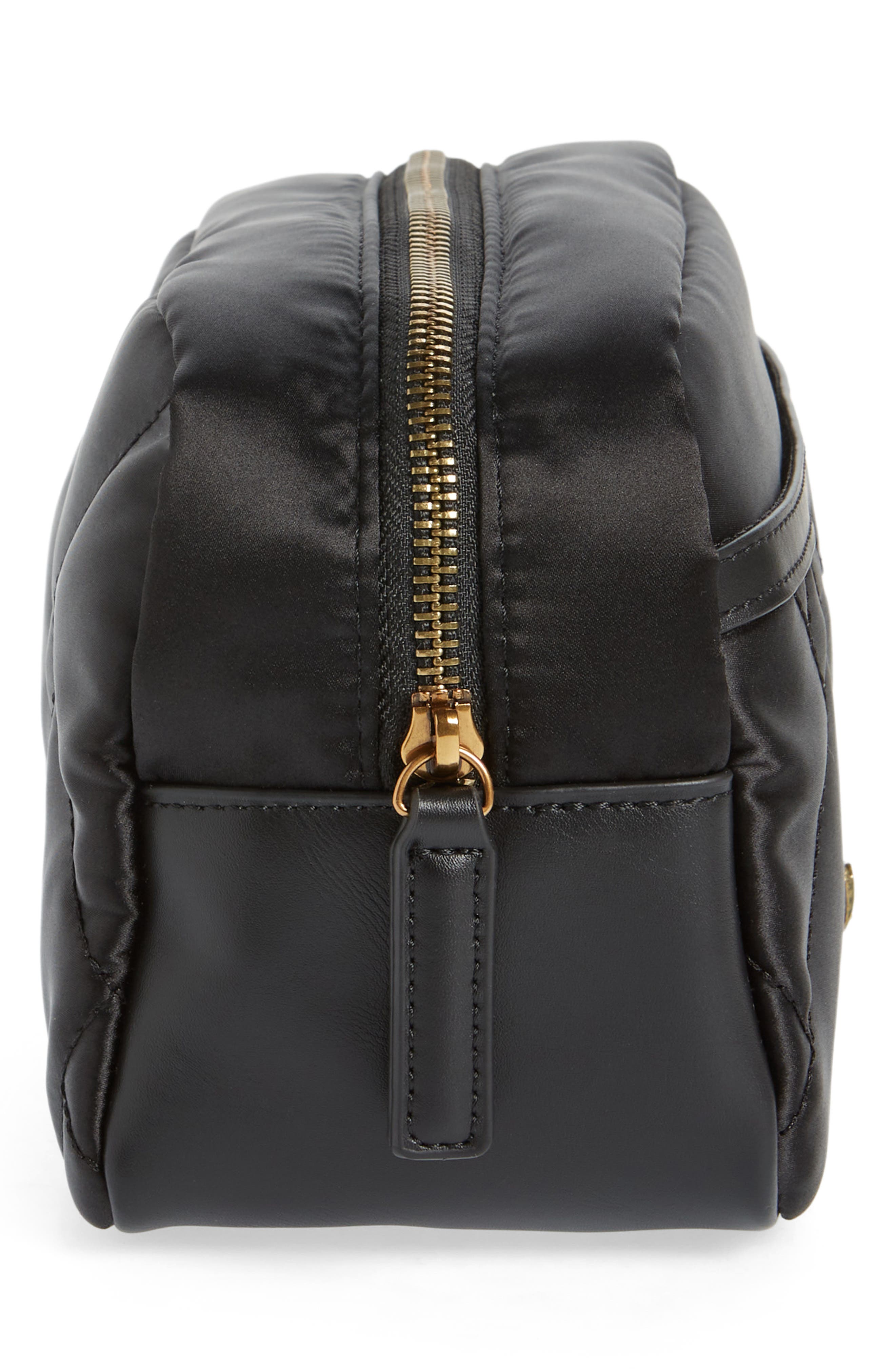 Kurt Geiger London Quilted Cosmetic Pouch, Alternate, color, 