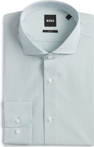BOSS Hank Kent Slim Fit Cotton Dress Shirt