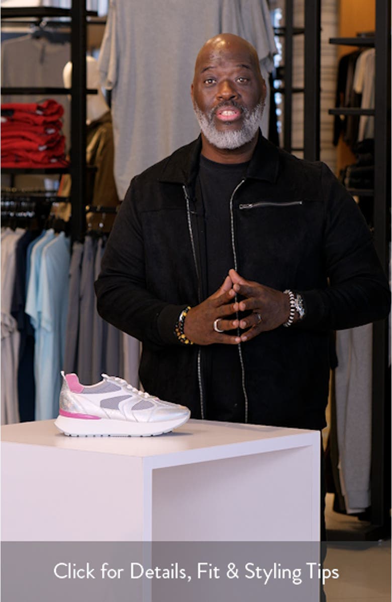 Metallic Platform Sneaker, sales video thumbnail