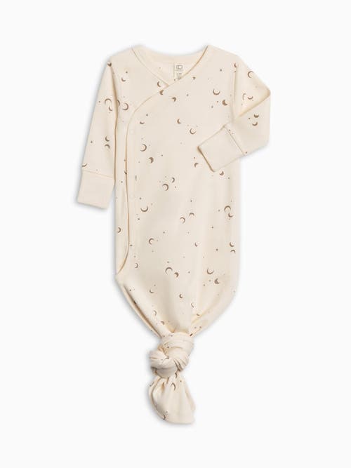 Colored Organics Kids' Organic Indy Kimono Gown In Neutral