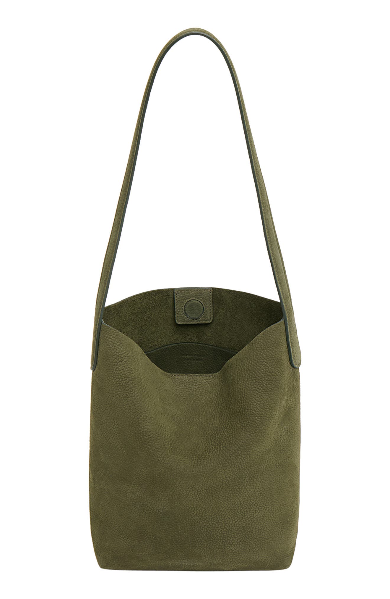 Mansur Gavriel Small Everyday Cabas Suede Tote, Alternate, color, Algae