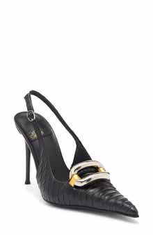 Jeffrey Campbell Enterprise Pointed Toe Slingback Pump