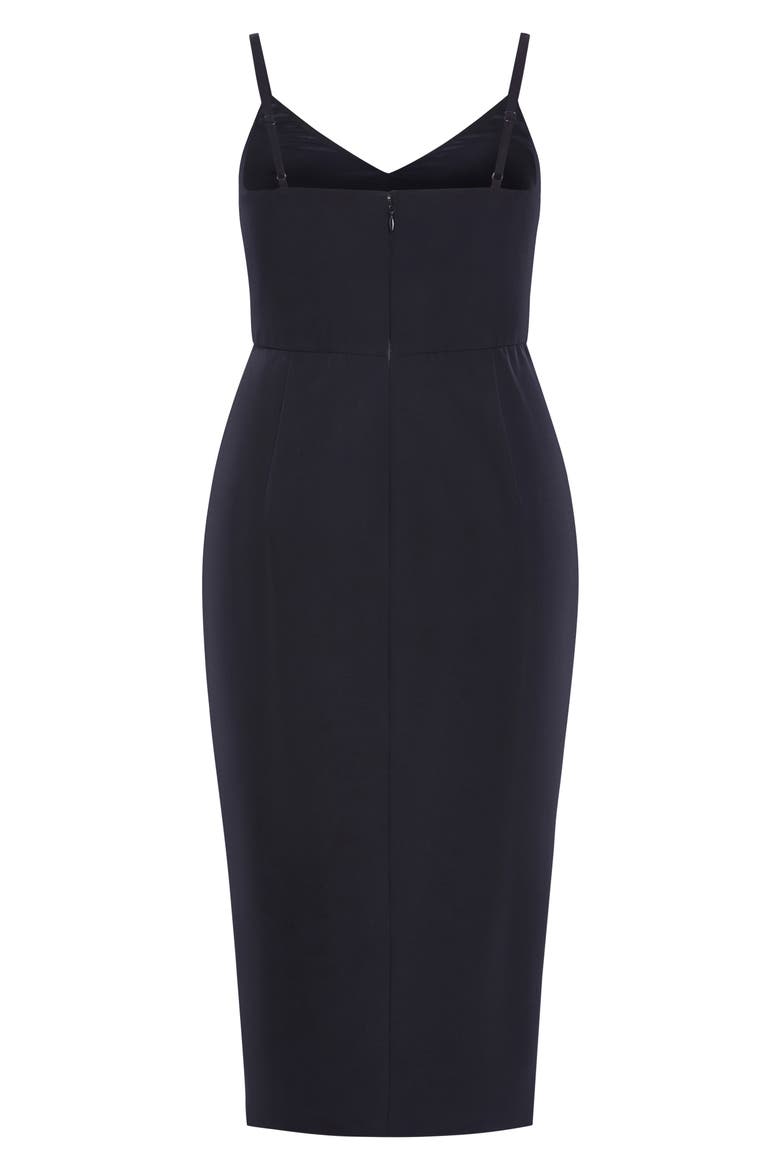 Love Affair Faux Wrap Dress, Alternate, color, DARK NAVY
