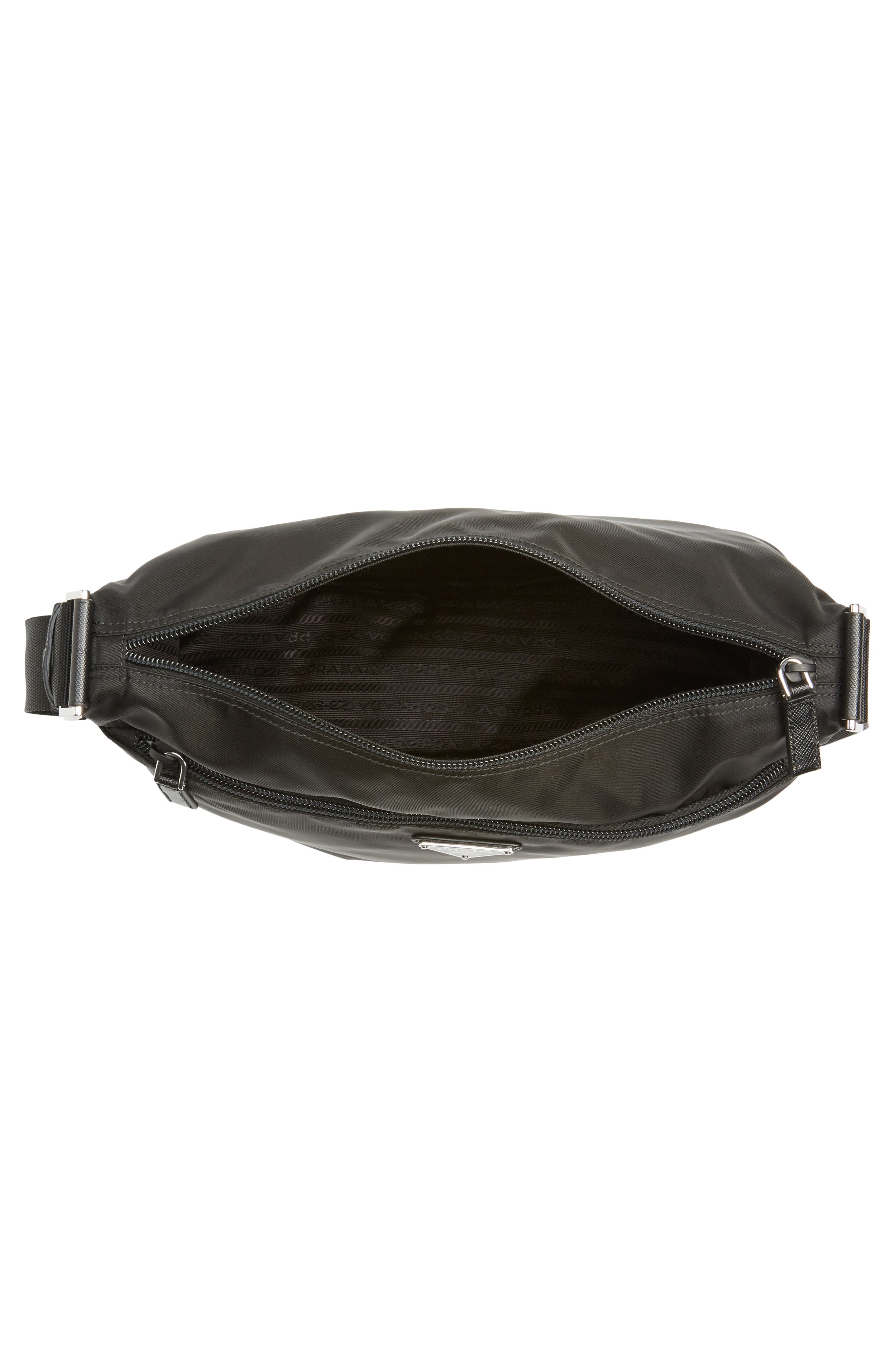 Prada Large Nylon Crossbody Bag, Alternate, color, 