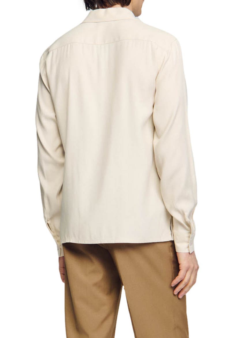 Requin Button-Up Shirt, Alternate, color, ECRU