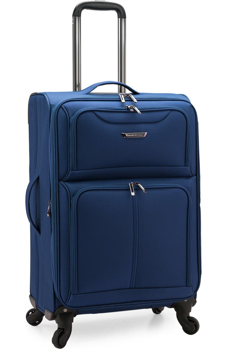 TRAVELERS CHOICE Cedar 26" Softside Spinner, Main, color,