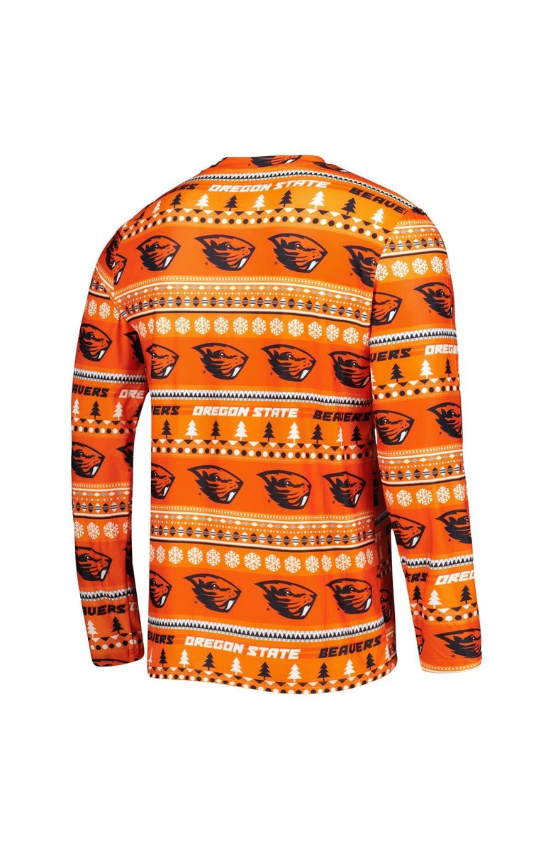 CONCEPTS SPORT Men's Concepts Sport Orange Oregon State Beavers Swivel Long Sleeve T-Shirt & Pants Sleep Set, Alternate, color, Orange