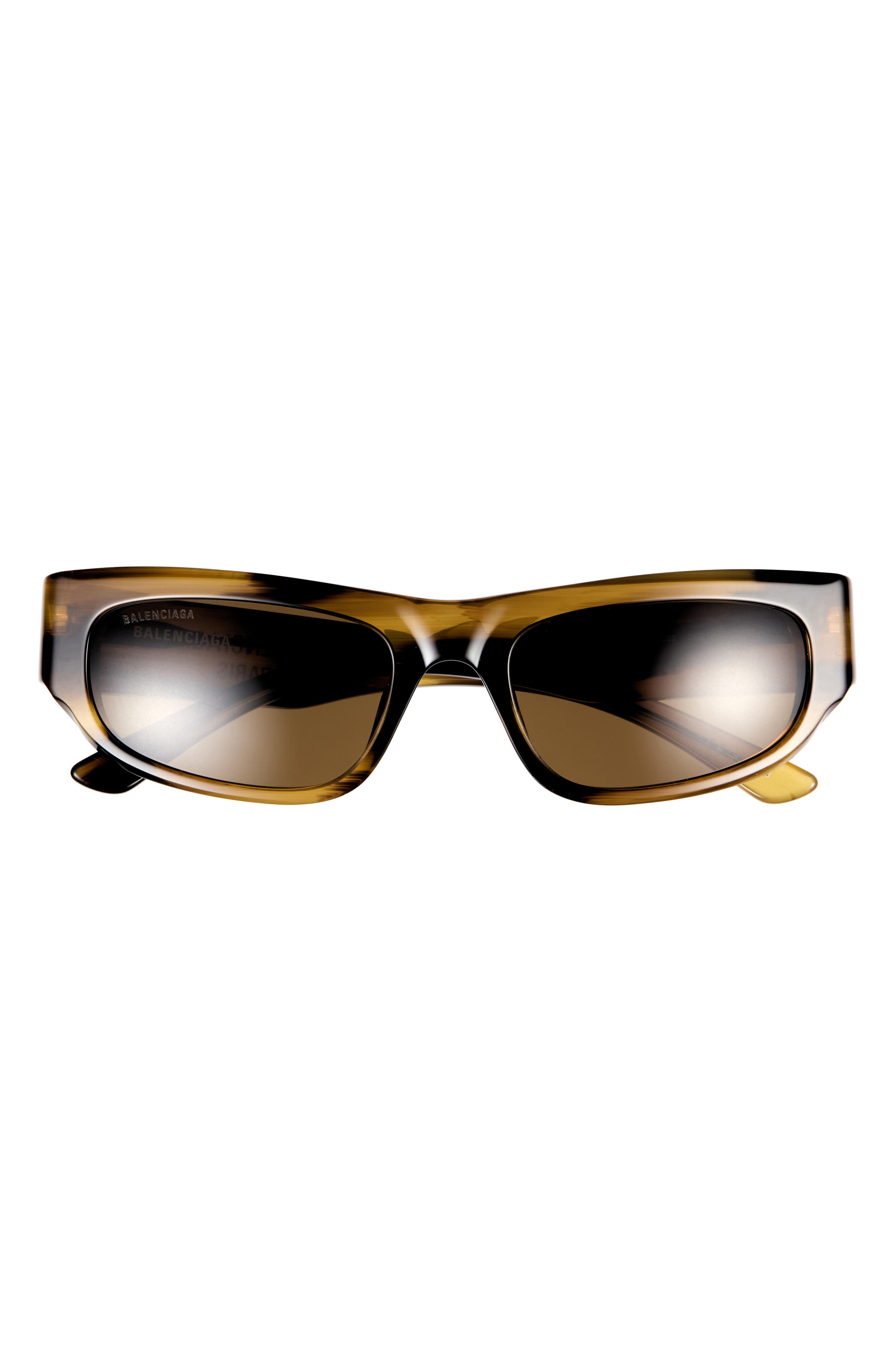 56mm Polarized Square Sunglasses