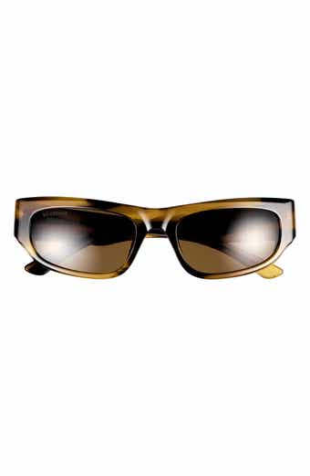 56mm Polarized Square Sunglasses