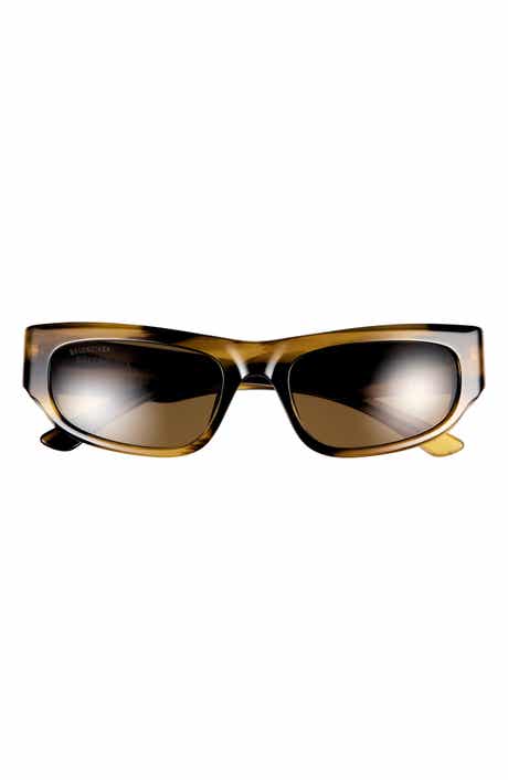 56mm Polarized Square Sunglasses