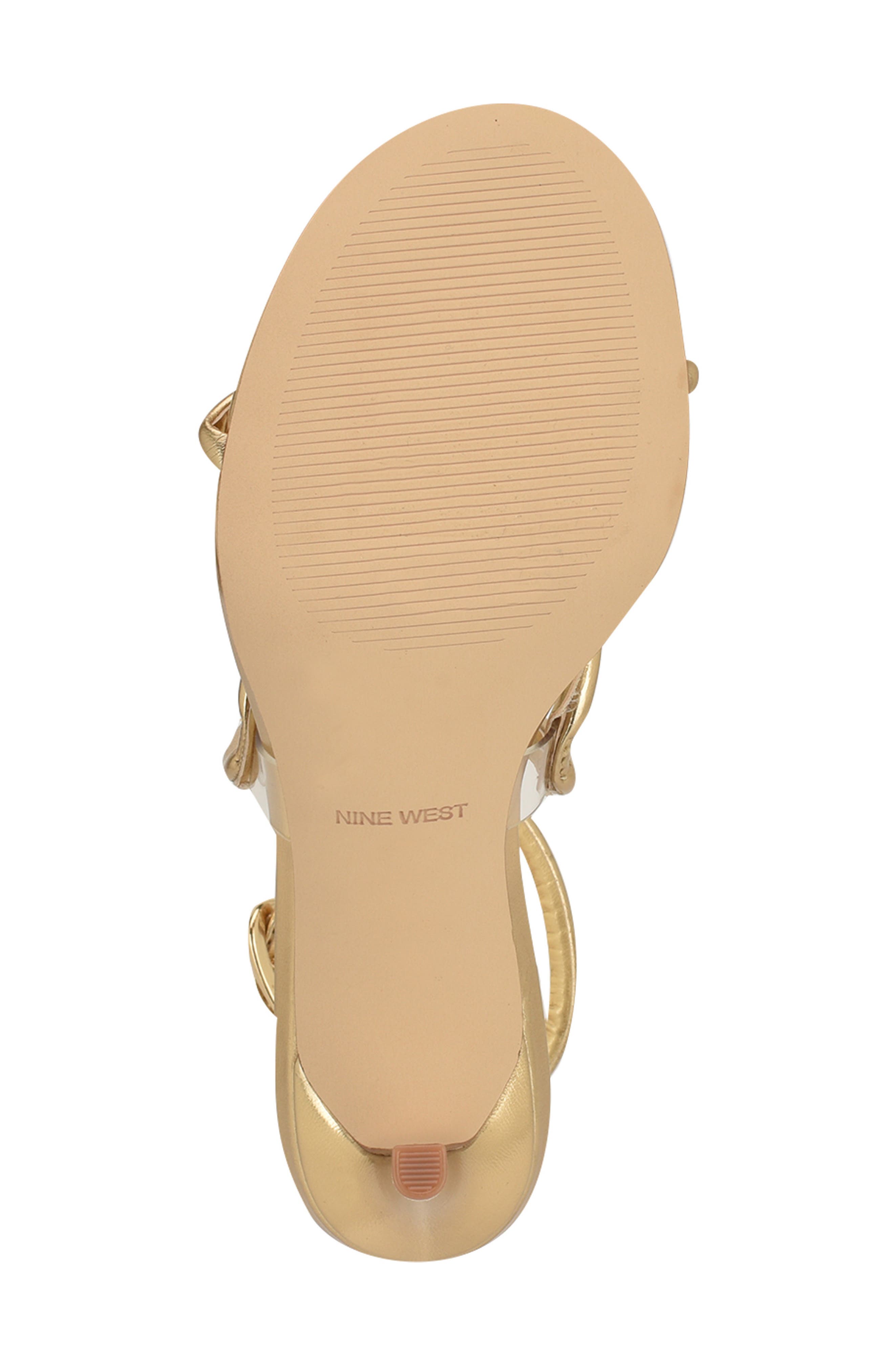 Emerila Ankle Strap Sandal, Alternate, color, GOLD