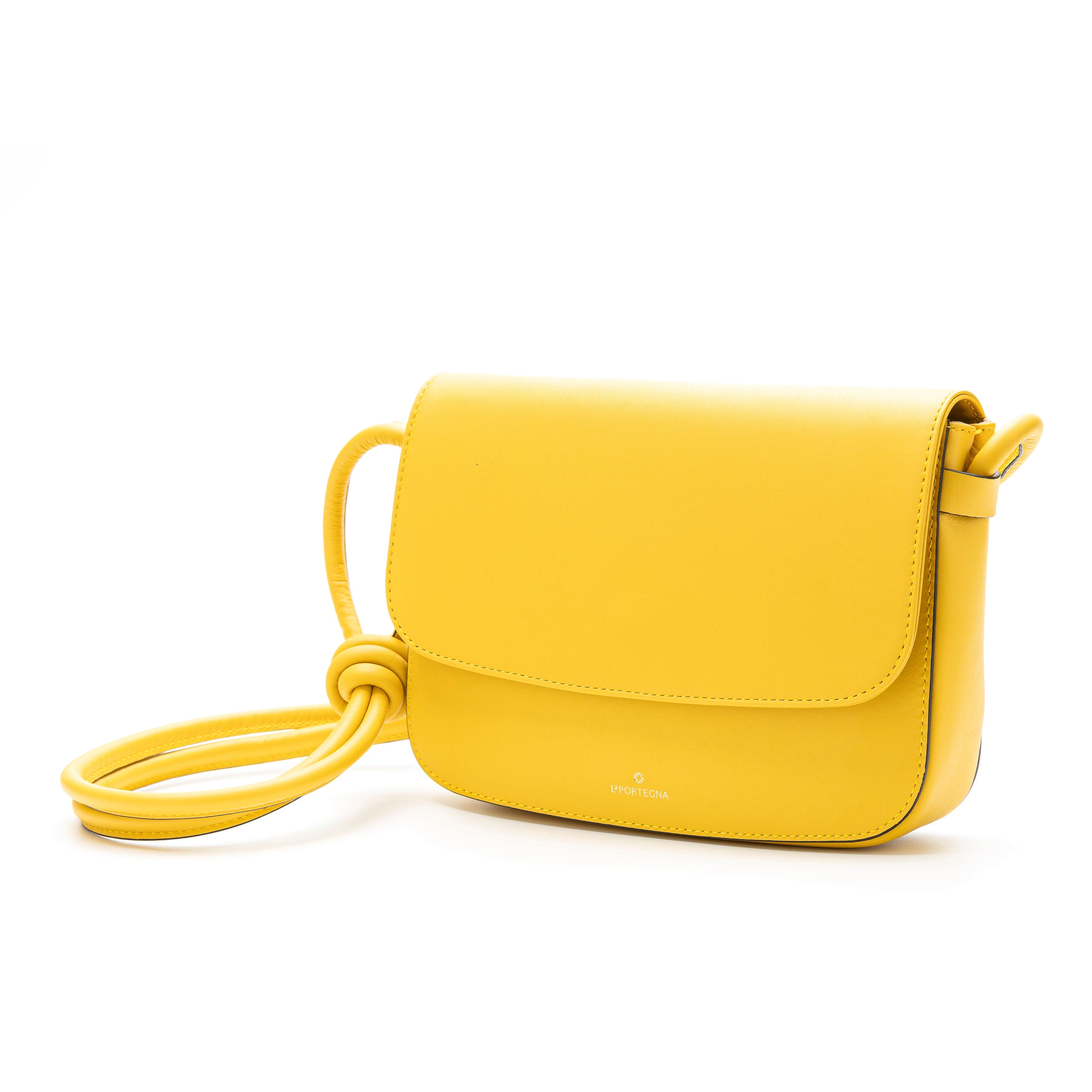 Lucia Shoulder Bag With Sliding Knots, Alternate, color, Yellow