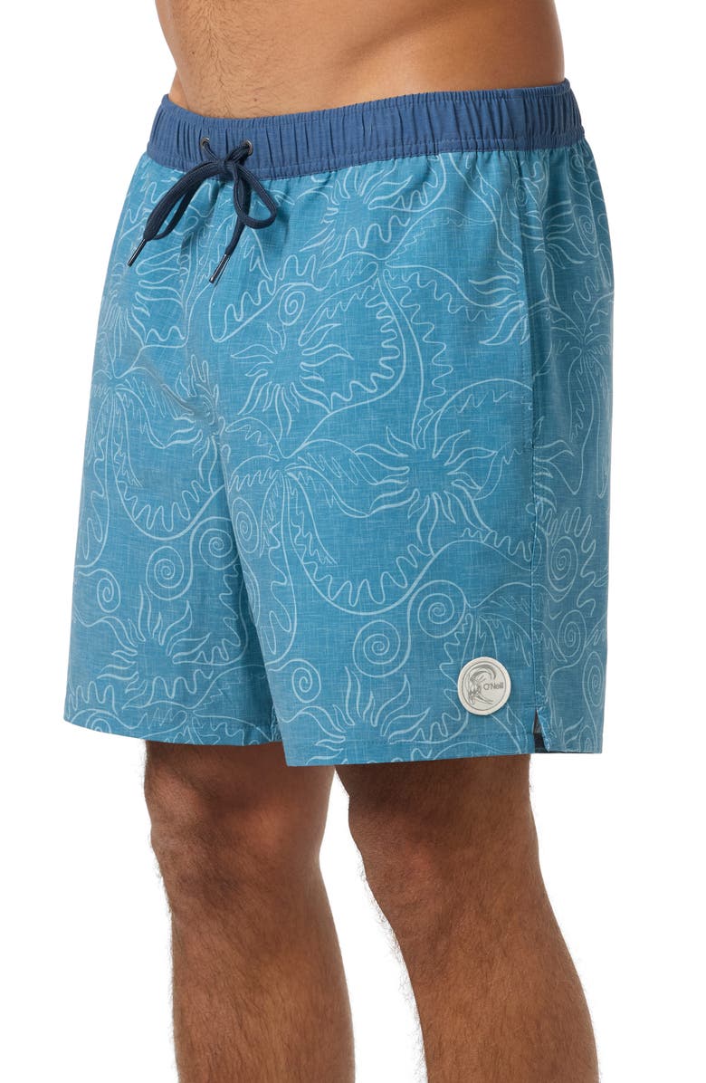 O'Neill OG Volley Swim Trunks, Alternate, color, Aegean Blue