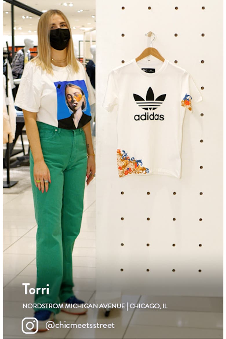 x HER Studio Floral Accent Graphic Logo Tee video