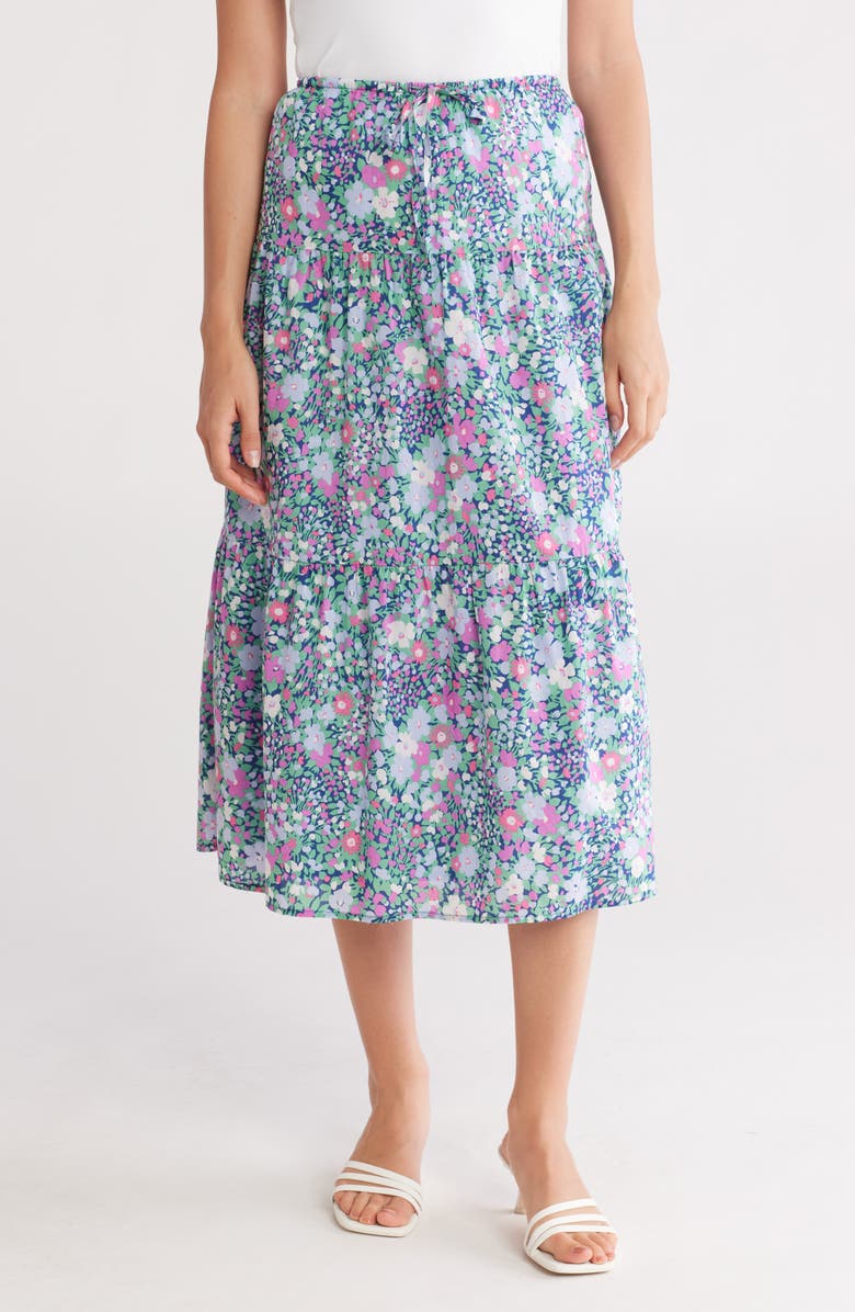 Rails Mary Maxi Skirt, Main, color, Navy Leilani Floral
