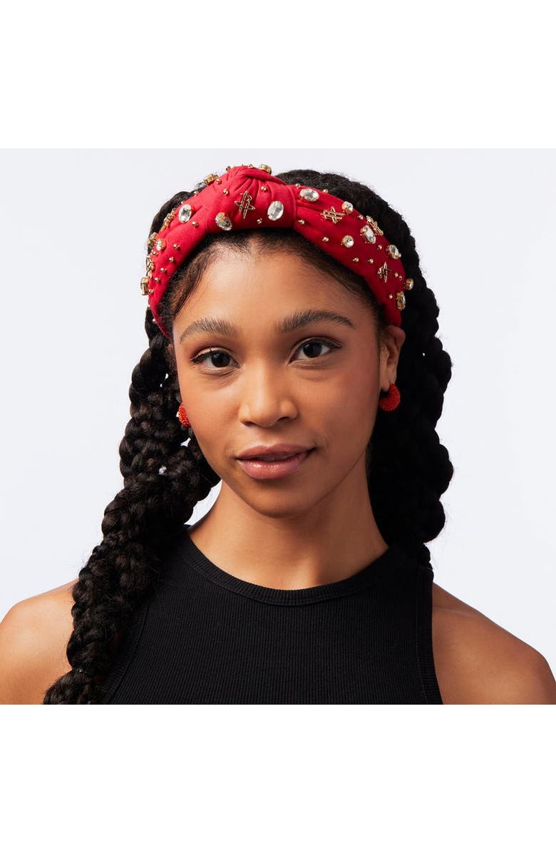 Lele Sadoughi NBA Houston Rockets Embellished Headband, Alternate, color, 