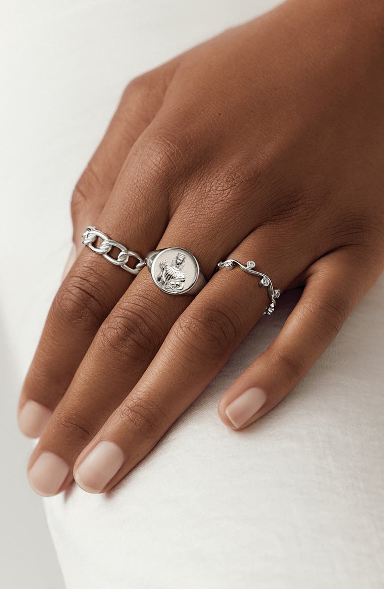 Awe Inspired Persephone Signet Ring, Alternate, color,