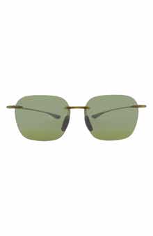 Maui Jim 50mm Polarized Bi-Gradient Square Sunglasses