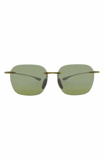 Maui Jim 50mm Polarized Bi-Gradient Square Sunglasses