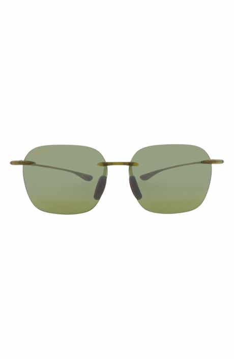 Maui Jim 50mm Polarized Bi-Gradient Square Sunglasses