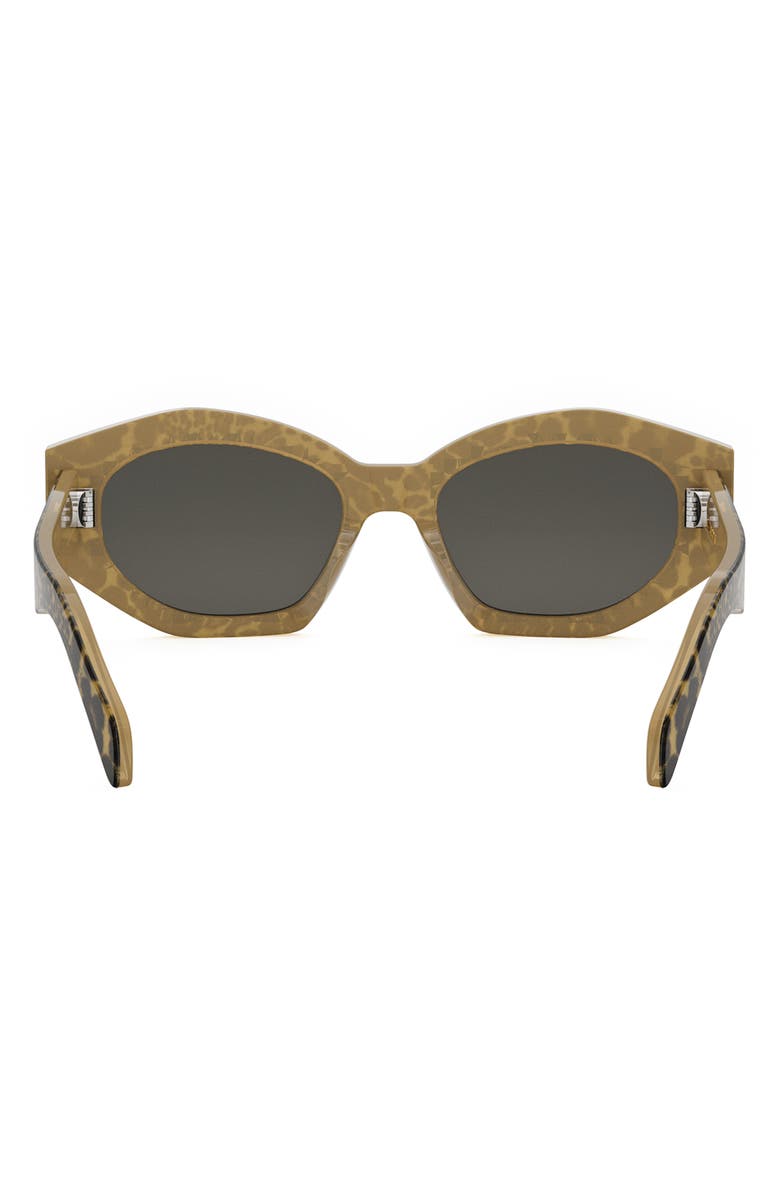CELINE Triomphe 55mm Oval Sunglasses, Alternate, color,