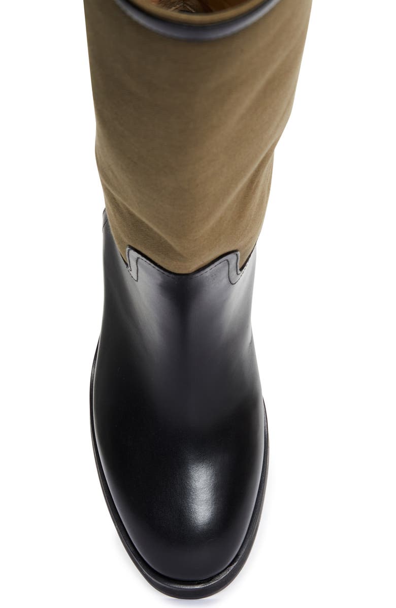 Jimmy Choo Yasmin Mixed Media Knee High Boot, Alternate, color,