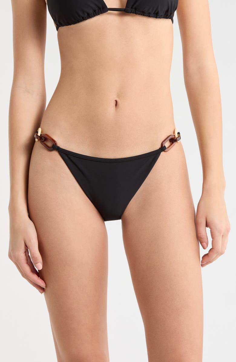 Ramy Brook Odetta Bikini Bottoms, Main, color, Black