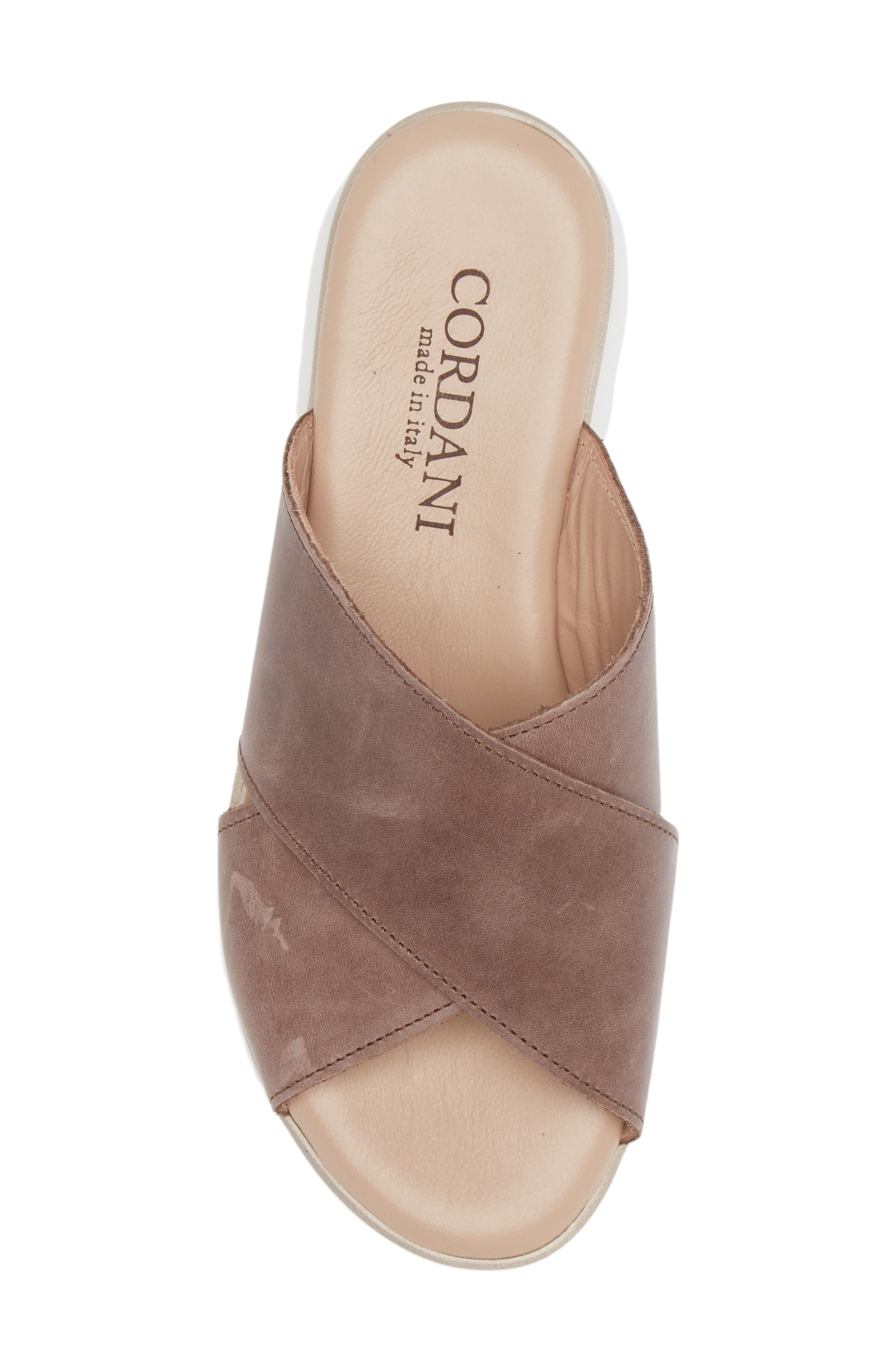Cordani Aramis Crisscross Platform Slide Sandal, Alternate, color, 