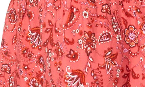 Gibsonlook Harvest Moon Floral Paisley Side Bow Midi Dress