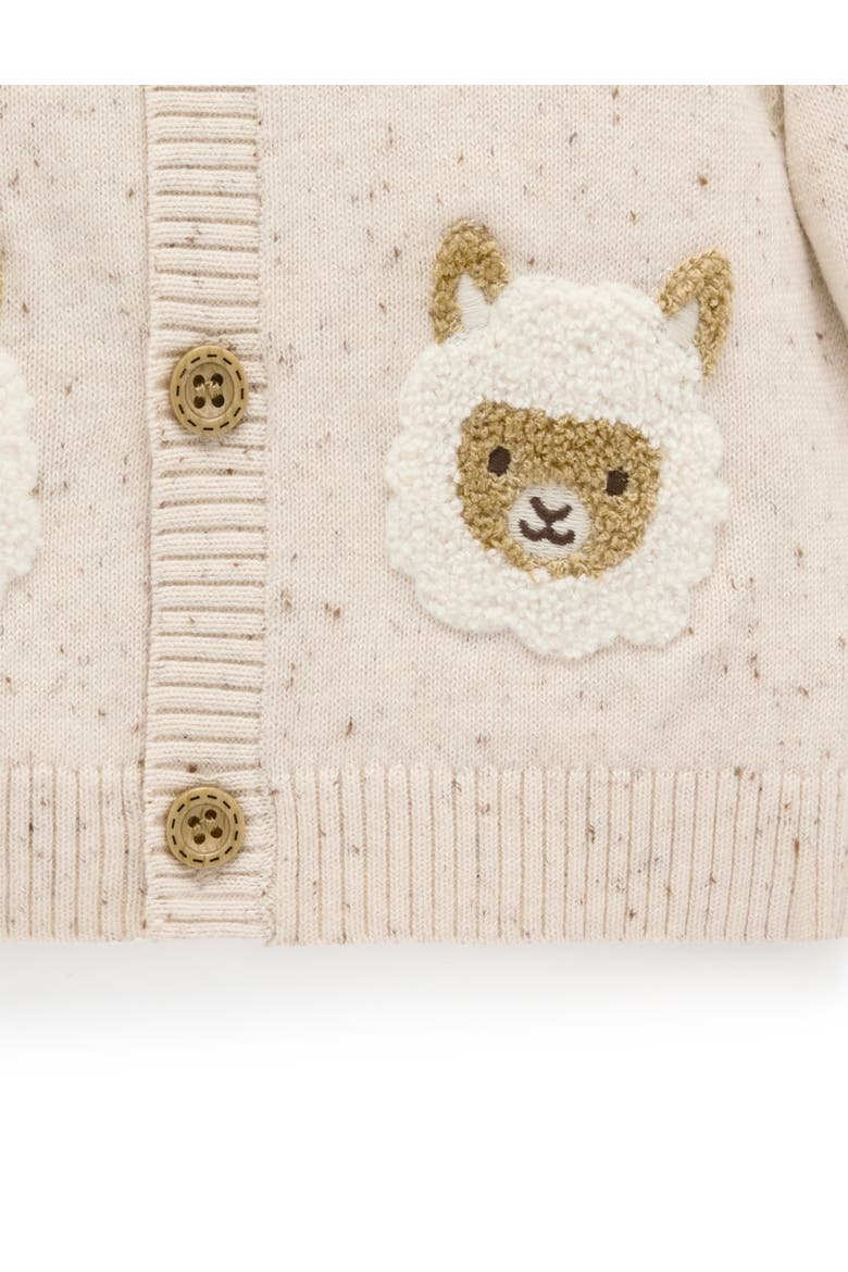Fiesta Friends Knit Cardigan, Alternate, color, Sand Neppy