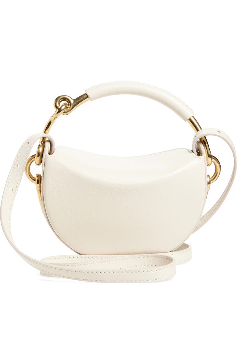 Burberry Bridle Logo Leather Crossbody Bag, Alternate, color, Soap