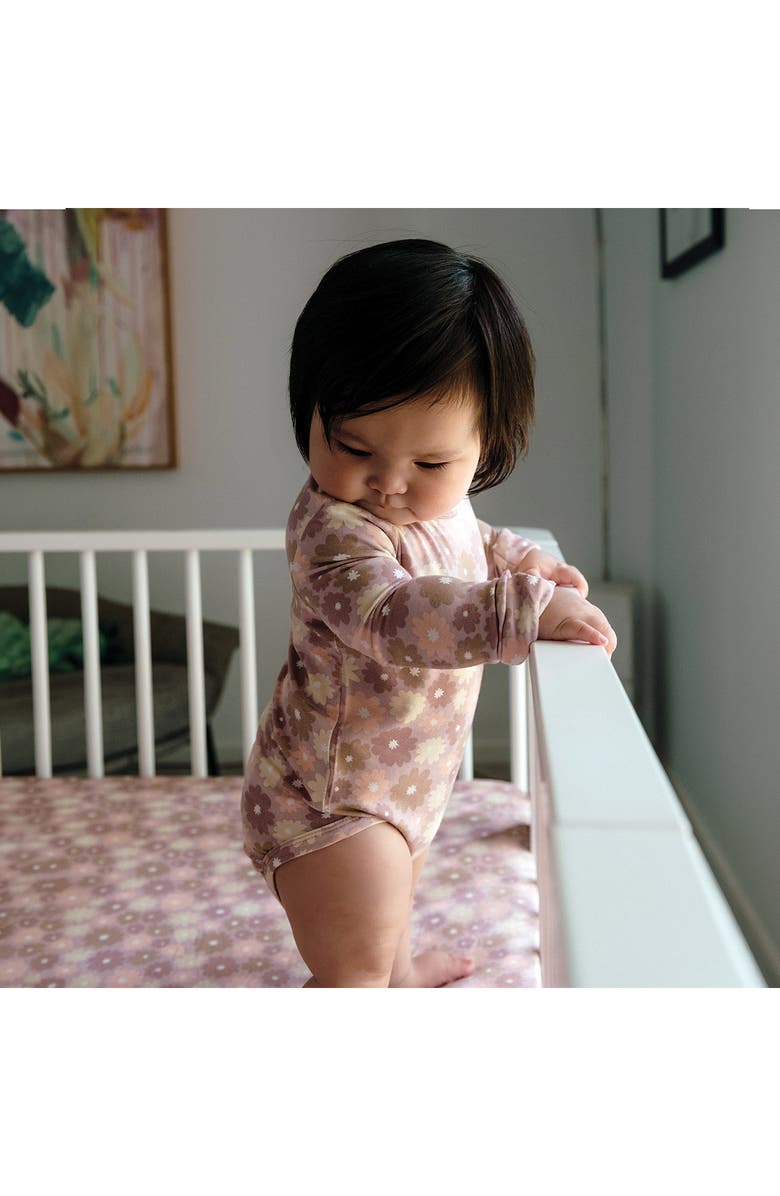 Kynd Baby Comfy Long Sleeve Bodysuit, Alternate, color, Bold Floral