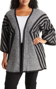 BY DESIGN Norwalk Open Patterned Cardigan