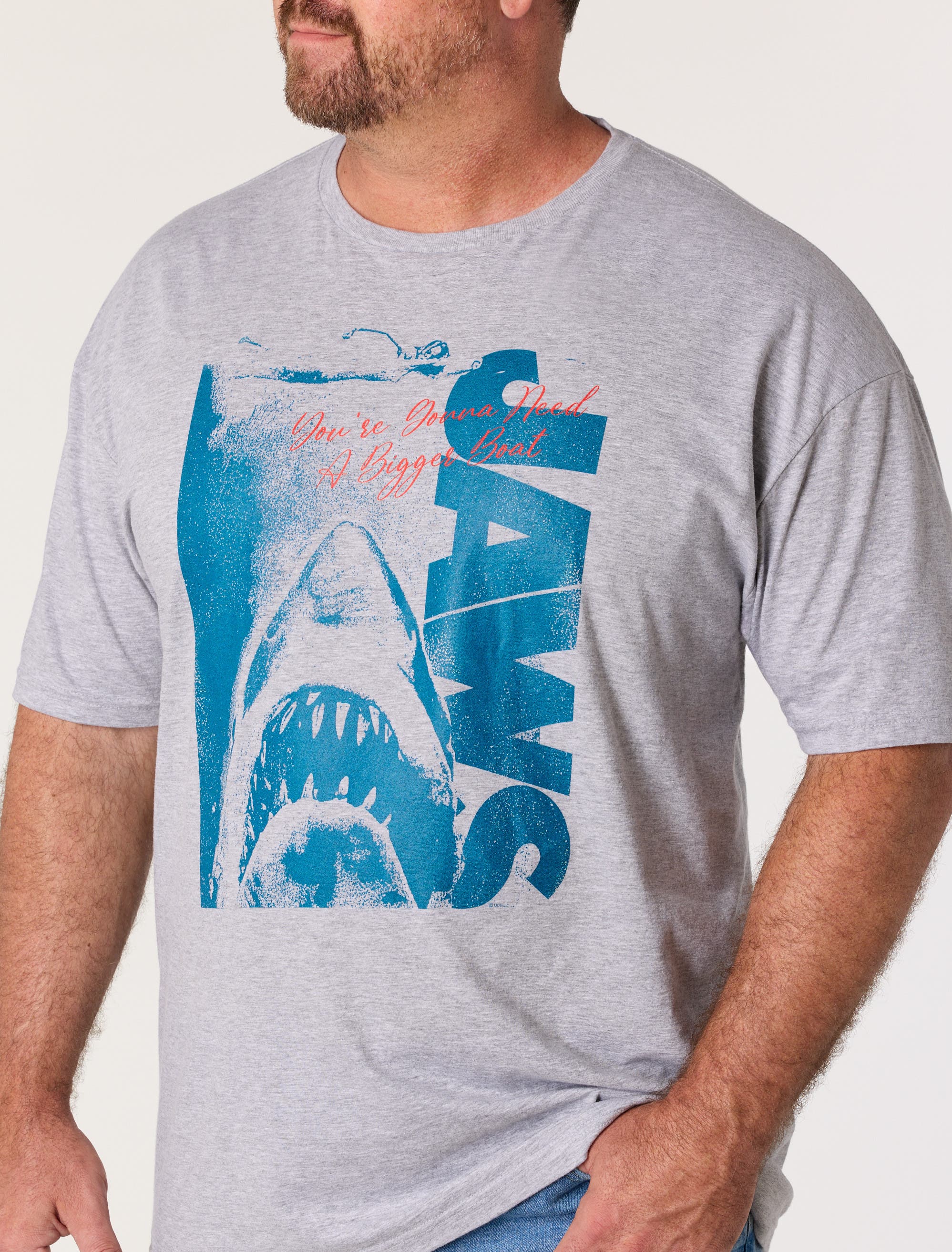 True Nation by DXL Big & Tall Jaws Graphic Tee (Men) | Nordstrom
