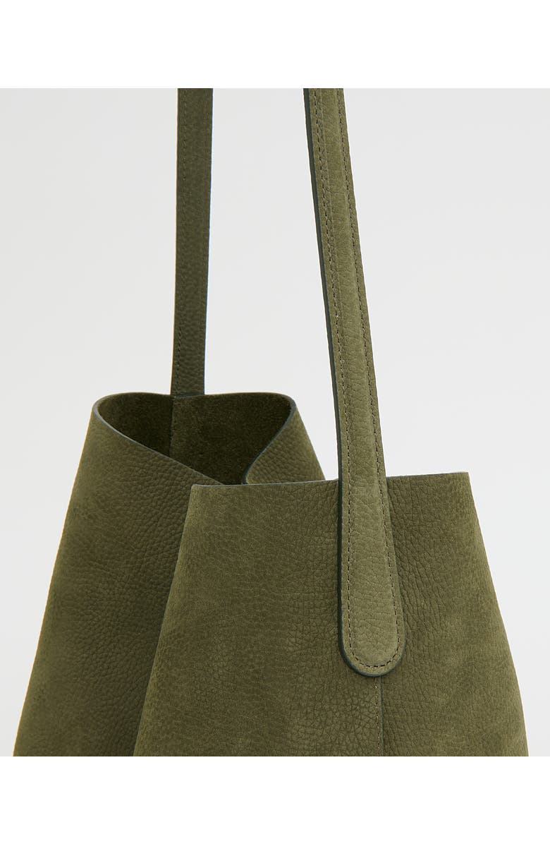 Mansur Gavriel Everyday Cabas Suede Tote, Alternate, color, Algae